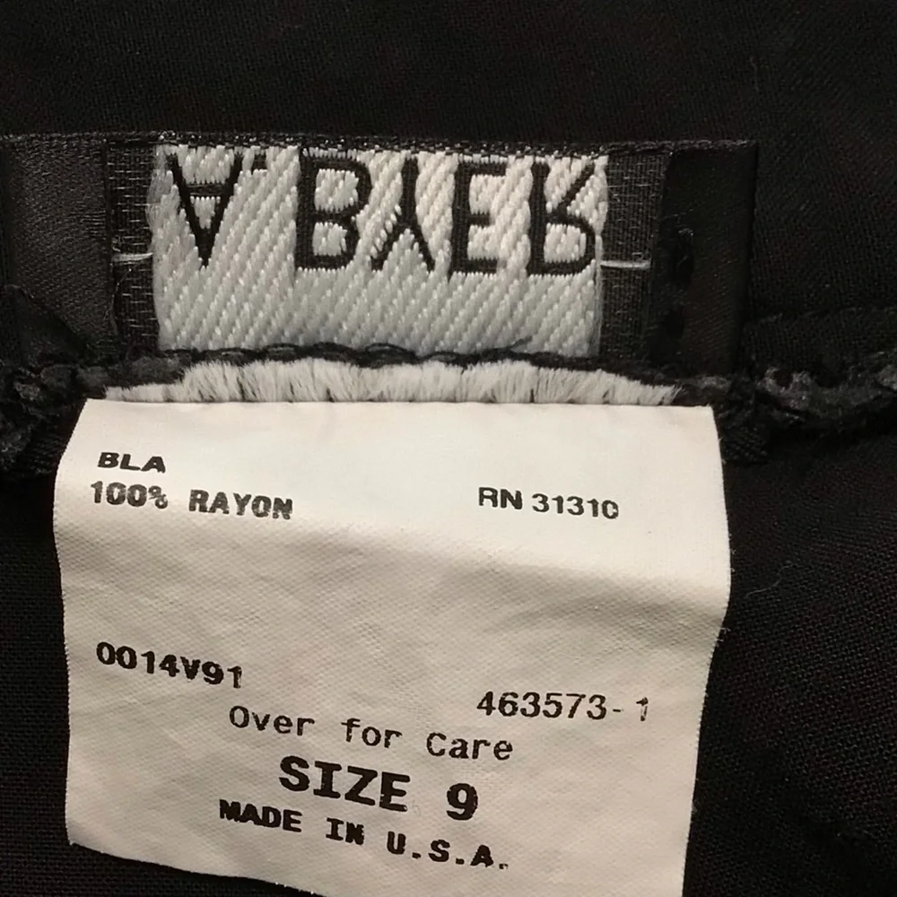 A. Byer Black Side Zip High Rise Pleated Dress Shorts 9